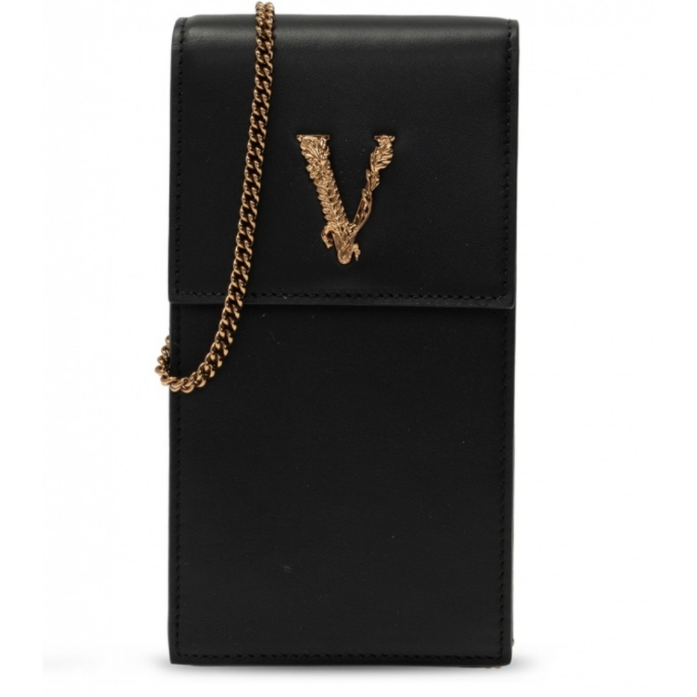 Authentic Versace leather purse and card holder